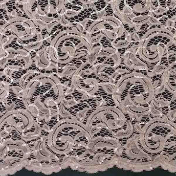 Lace Sequence Scallop Cut