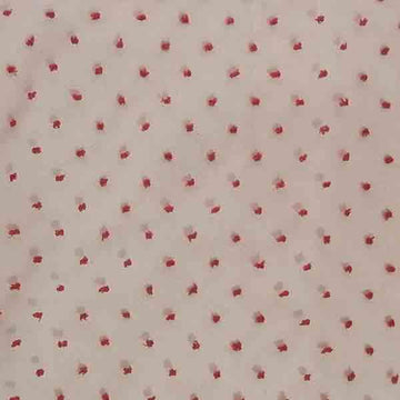 Organza Flocking with Flower